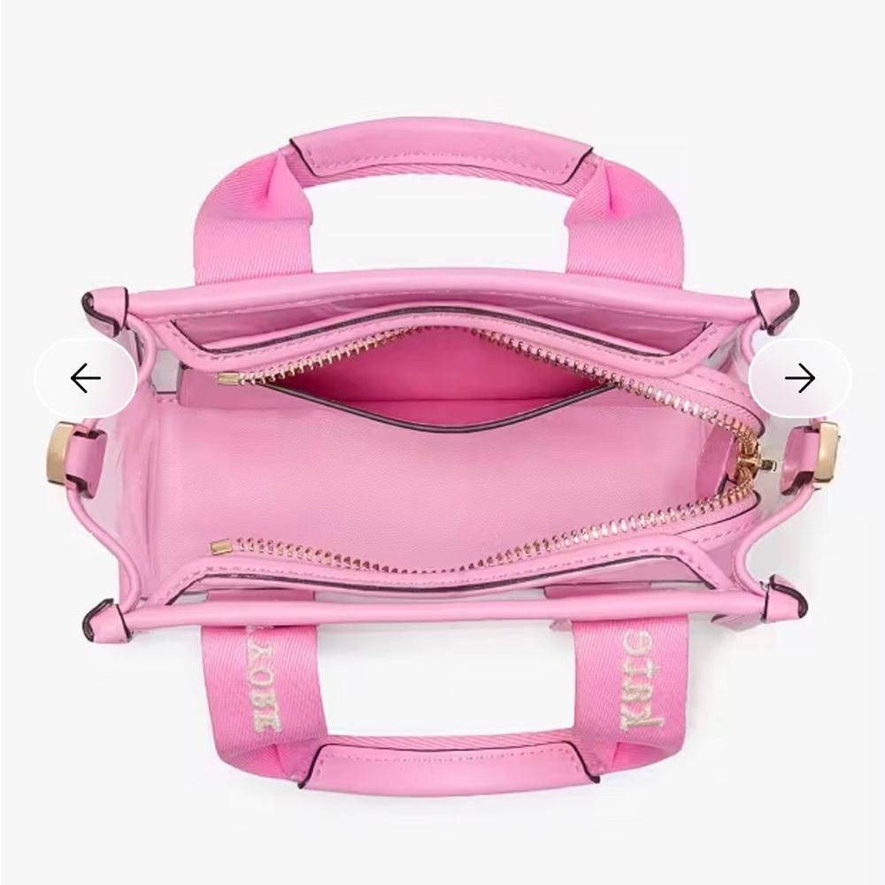 Kate Spade Pink Transparent Tote Bag - New - Picture 4 of 11